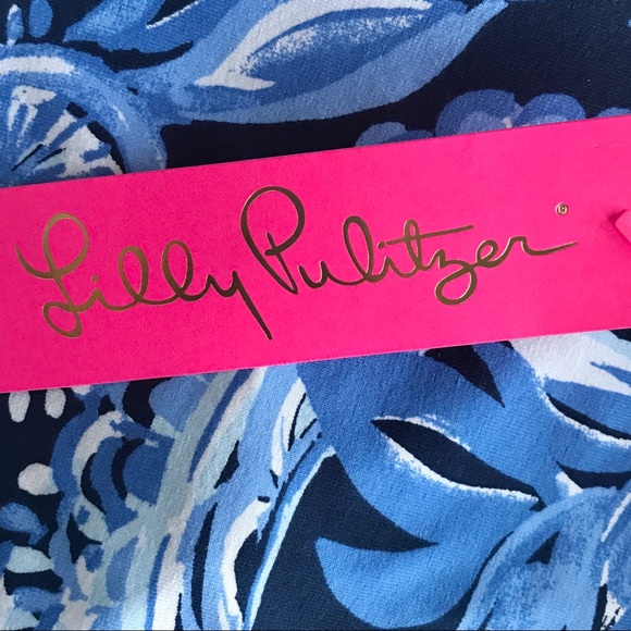 Lilly Pulitzer Dianna Dress in Navy, NWT, size XXS - Picture 8 of 9